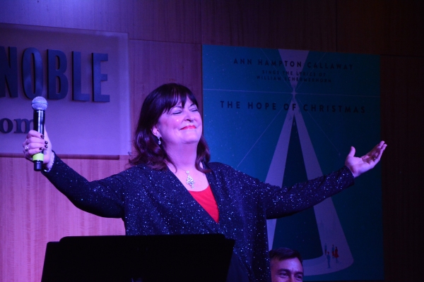 Photo Coverage: Ann Hampton Callaway Previews THE HOPE OF CHRISTMAS Album at Barnes and Noble Image
