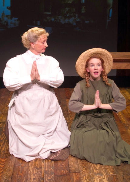 Marina Coffee and Angela Griswold as Marilla and Anne Photo