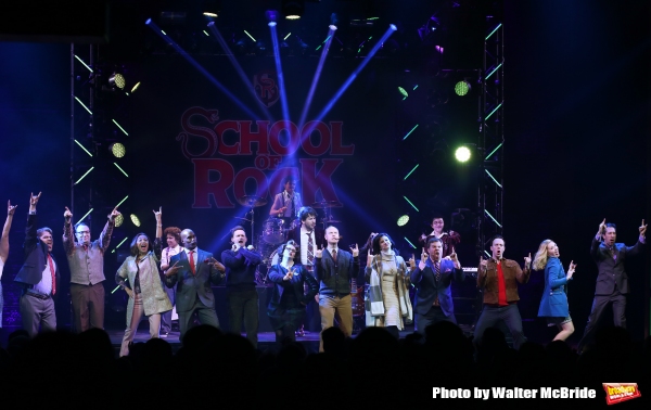Photo Coverage: The Hardcore Cast of SCHOOL OF ROCK Takes Opening Night Bows! Image