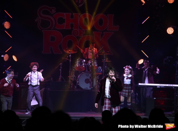 Photo Coverage: The Hardcore Cast of SCHOOL OF ROCK Takes Opening Night Bows!  Image