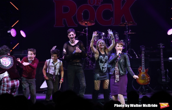 Photo Coverage: The Hardcore Cast of SCHOOL OF ROCK Takes Opening Night Bows! Image