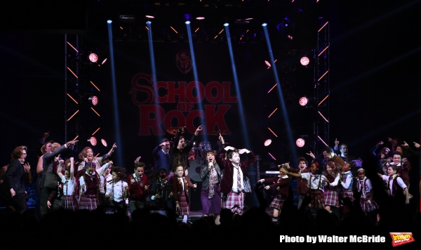 Photo Coverage: The Hardcore Cast of SCHOOL OF ROCK Takes Opening Night Bows! Image