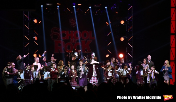 Photo Coverage: The Hardcore Cast of SCHOOL OF ROCK Takes Opening Night Bows!  Image