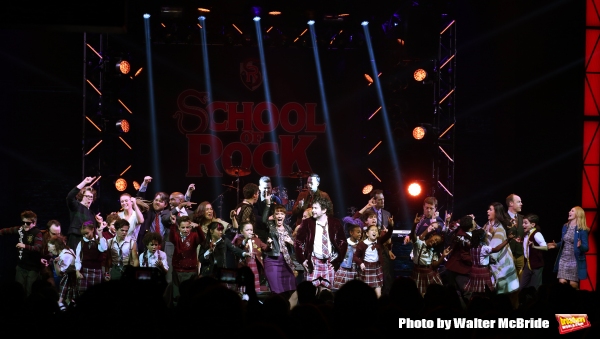 Photo Coverage: The Hardcore Cast of SCHOOL OF ROCK Takes Opening Night Bows!  Image