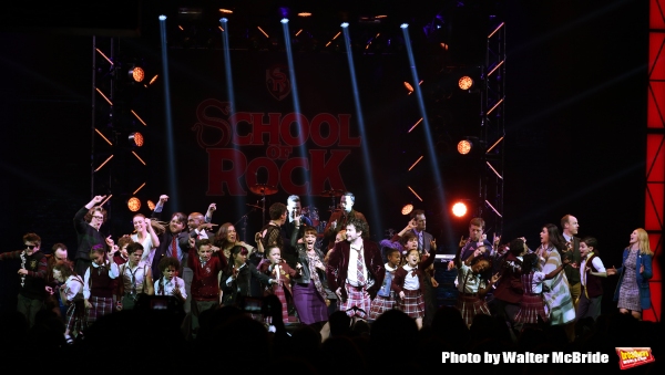 Photo Coverage: The Hardcore Cast of SCHOOL OF ROCK Takes Opening Night Bows! Image