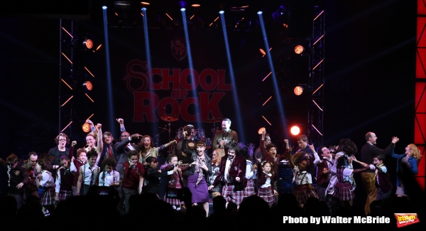 Photo Coverage: The Hardcore Cast of SCHOOL OF ROCK Takes Opening Night Bows! Image