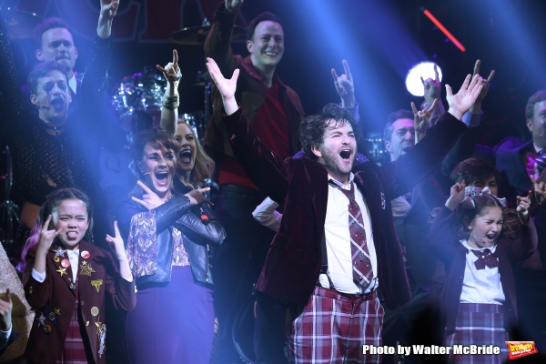 Photo Coverage: The Hardcore Cast of SCHOOL OF ROCK Takes Opening Night Bows!  Image