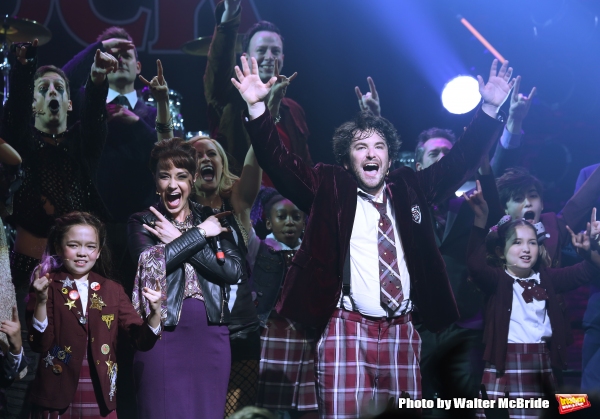 Photo Coverage: The Hardcore Cast of SCHOOL OF ROCK Takes Opening Night Bows!  Image