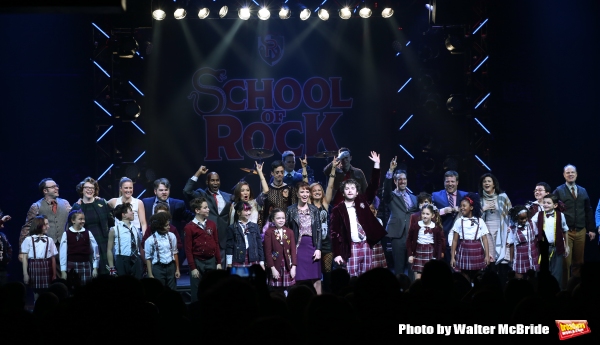 Photo Coverage: The Hardcore Cast of SCHOOL OF ROCK Takes Opening Night Bows! Image