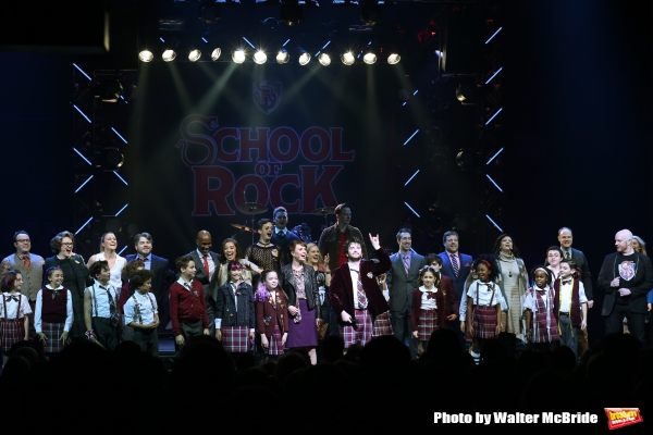 Photo Coverage: The Hardcore Cast of SCHOOL OF ROCK Takes Opening Night Bows! Image