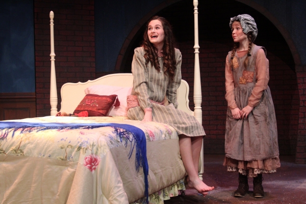 Emerson Steele as Sara and Brenna McConnell as Becky Photo