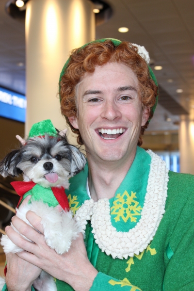 Photo Flash: Tinkerbelle the Dog Celebrates Buddy the Elf's Arrival to Madison Square Garden  Image