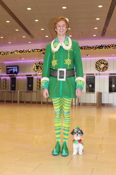 Photo Flash: Tinkerbelle the Dog Celebrates Buddy the Elf's Arrival to Madison Square Garden  Image