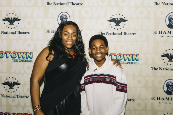 Sabrina Outlaw and MOTOWN THE MUSICAL''s Leon Outlaw Jr. Photo