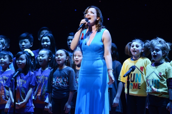 FINDING NEVERLANDâ€s Laura Michelle Kelly leads the song ''We Can Be Kind,'' featu Photo