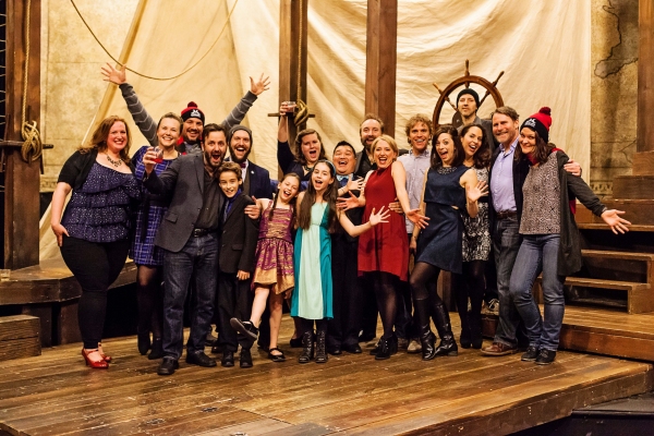 Photo Flash: THE CHRISTMAS SCHOONER Celebrates Opening at Mercury Theater Image