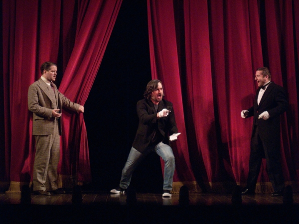 Photo Flash: Brian 'Q' Quinn Makes Celebrity Assassin Appearance in 39 STEPS Image