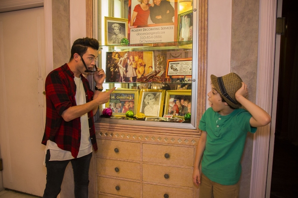 Chris Trousdale and Hunter Payton discover the Ruby Slippers (one of the original 6 p Photo