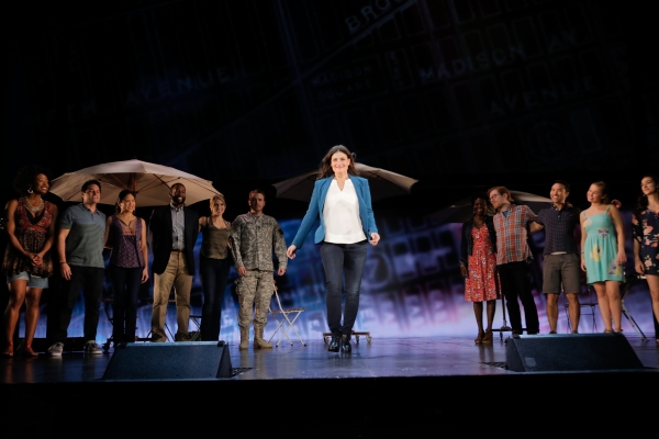 Photo Flash: Always Starting Over! IF/THEN's Idina Menzel, Anthony Rapp, LaChanze & James Snyder Take Opening Bows in Los Angeles Image