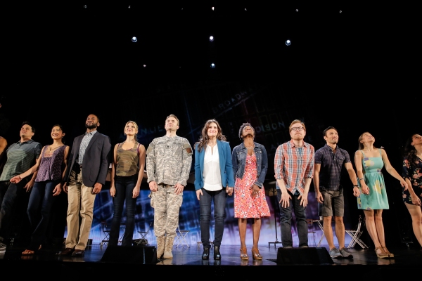 Photo Flash: Always Starting Over! IF/THEN's Idina Menzel, Anthony Rapp, LaChanze & James Snyder Take Opening Bows in Los Angeles Image