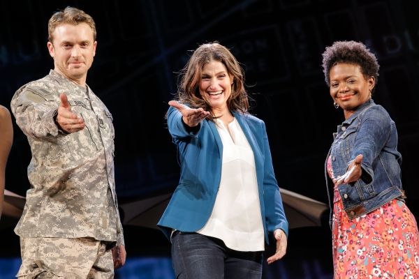Photo Flash: Always Starting Over! IF/THEN's Idina Menzel, Anthony Rapp, LaChanze & James Snyder Take Opening Bows in Los Angeles Image