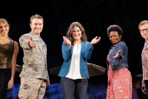 Photo Flash: Always Starting Over! IF/THEN's Idina Menzel, Anthony Rapp, LaChanze & James Snyder Take Opening Bows in Los Angeles Image