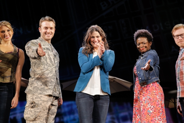 Photo Flash: Always Starting Over! IF/THEN's Idina Menzel, Anthony Rapp, LaChanze & James Snyder Take Opening Bows in Los Angeles Image