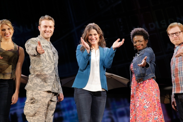 Photo Flash: Always Starting Over! IF/THEN's Idina Menzel, Anthony Rapp, LaChanze & James Snyder Take Opening Bows in Los Angeles Image