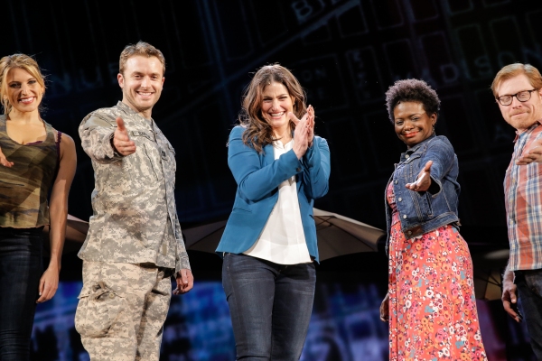 Photo Flash: Always Starting Over! IF/THEN's Idina Menzel, Anthony Rapp, LaChanze & James Snyder Take Opening Bows in Los Angeles Image