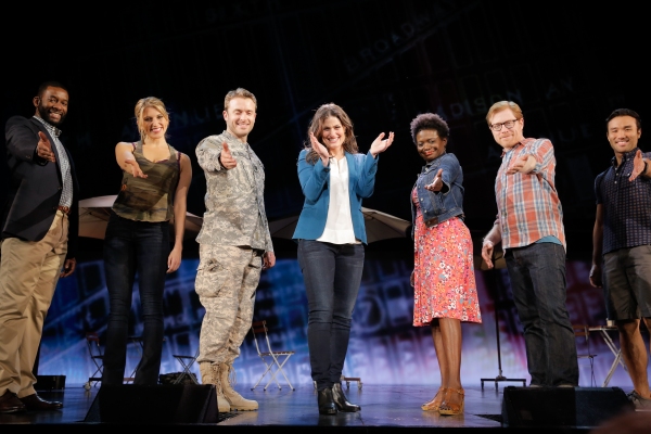 Photo Flash: Always Starting Over! IF/THEN's Idina Menzel, Anthony Rapp, LaChanze & James Snyder Take Opening Bows in Los Angeles Image