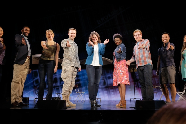 Photo Flash: Always Starting Over! IF/THEN's Idina Menzel, Anthony Rapp, LaChanze & James Snyder Take Opening Bows in Los Angeles Image