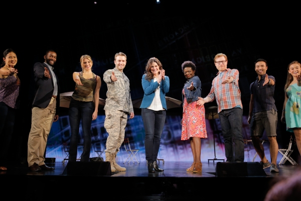 Photo Flash: Always Starting Over! IF/THEN's Idina Menzel, Anthony Rapp, LaChanze & James Snyder Take Opening Bows in Los Angeles Image