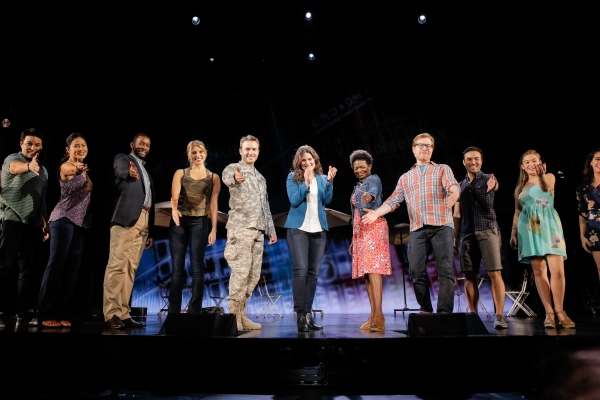 Photo Flash: Always Starting Over! IF/THEN's Idina Menzel, Anthony Rapp, LaChanze & James Snyder Take Opening Bows in Los Angeles Image