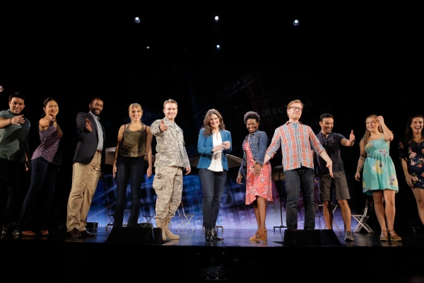 Photo Flash: Always Starting Over! IF/THEN's Idina Menzel, Anthony Rapp, LaChanze & James Snyder Take Opening Bows in Los Angeles Image