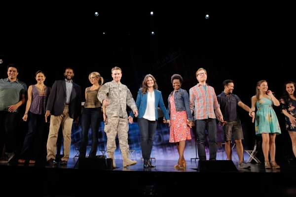 Photo Flash: Always Starting Over! IF/THEN's Idina Menzel, Anthony Rapp, LaChanze & James Snyder Take Opening Bows in Los Angeles Image
