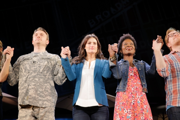 Photo Flash: Always Starting Over! IF/THEN's Idina Menzel, Anthony Rapp, LaChanze & James Snyder Take Opening Bows in Los Angeles Image