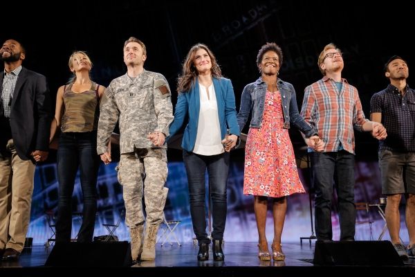 Photo Flash: Always Starting Over! IF/THEN's Idina Menzel, Anthony Rapp, LaChanze & James Snyder Take Opening Bows in Los Angeles Image
