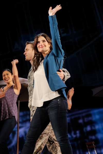 Photo Flash: Always Starting Over! IF/THEN's Idina Menzel, Anthony Rapp, LaChanze & James Snyder Take Opening Bows in Los Angeles Image