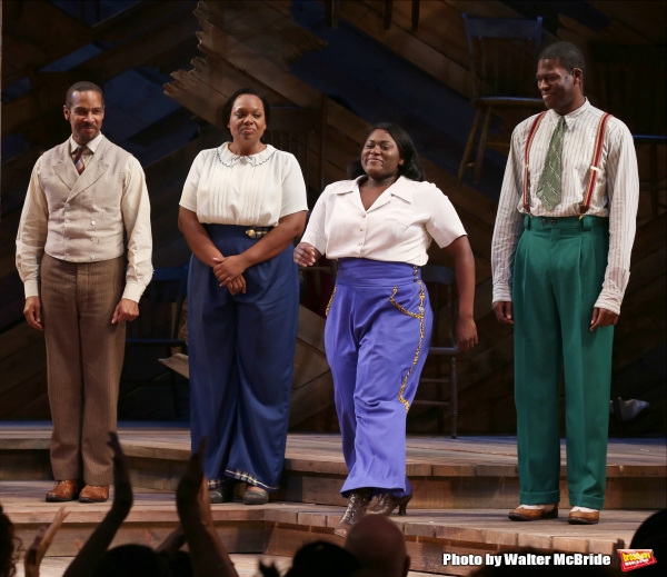 Photo Coverage: Cynthia Erivo, Jennifer Hudson & THE COLOR PURPLE Cast Take Opening Night Bows Image