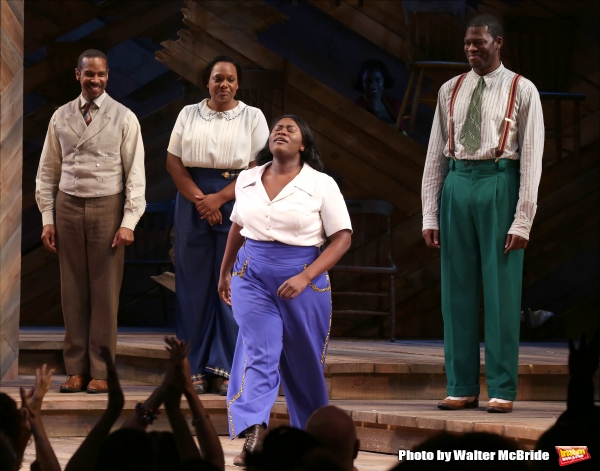 Photo Coverage: Cynthia Erivo, Jennifer Hudson & THE COLOR PURPLE Cast Take Opening Night Bows Image