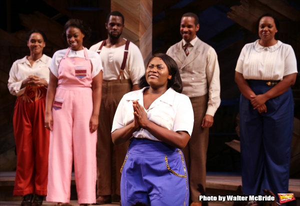 Photo Coverage: Cynthia Erivo, Jennifer Hudson & THE COLOR PURPLE Cast Take Opening Night Bows Image