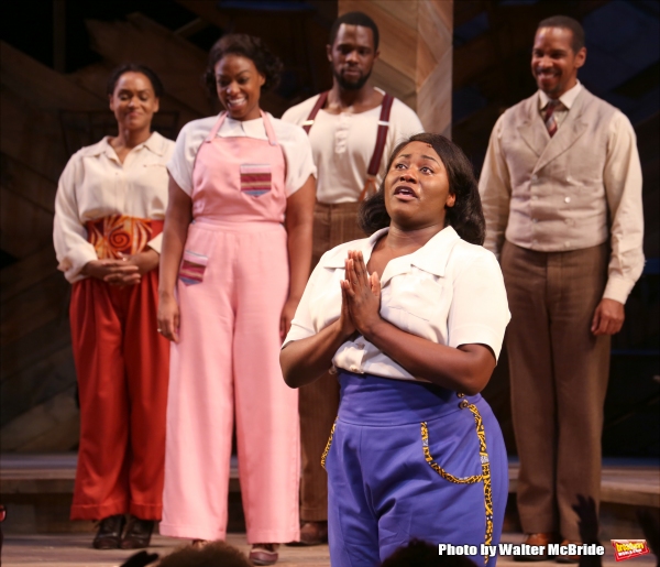 Photo Coverage: Cynthia Erivo, Jennifer Hudson & THE COLOR PURPLE Cast Take Opening Night Bows Image