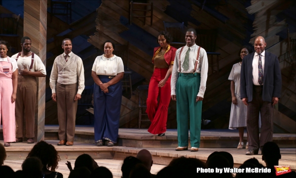 Photo Coverage: Cynthia Erivo, Jennifer Hudson & THE COLOR PURPLE Cast Take Opening Night Bows Image