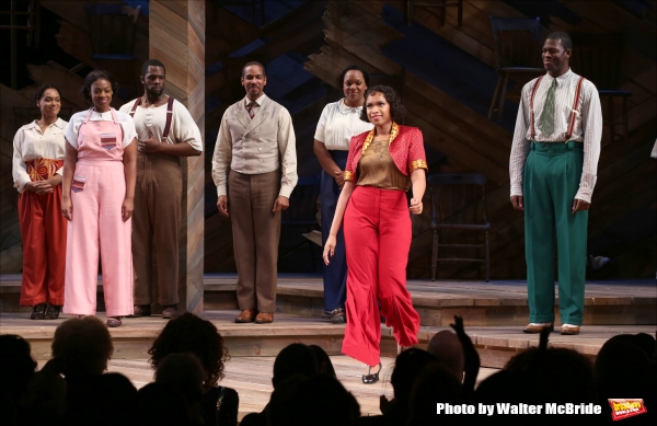 Photo Coverage: Cynthia Erivo, Jennifer Hudson & THE COLOR PURPLE Cast Take Opening Night Bows Image