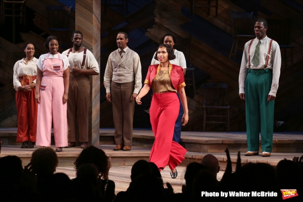 Photo Coverage: Cynthia Erivo, Jennifer Hudson & THE COLOR PURPLE Cast Take Opening Night Bows Image