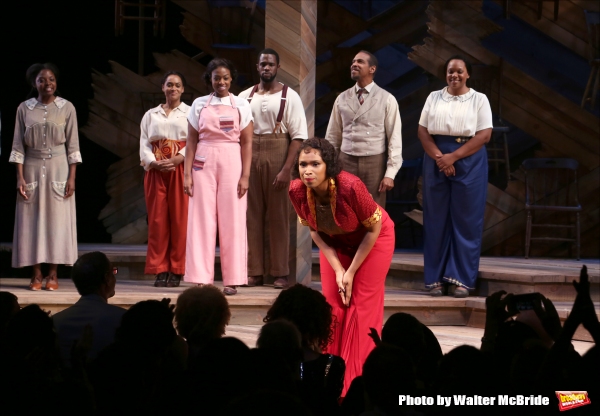 Photo Coverage: Cynthia Erivo, Jennifer Hudson & THE COLOR PURPLE Cast Take Opening Night Bows Image