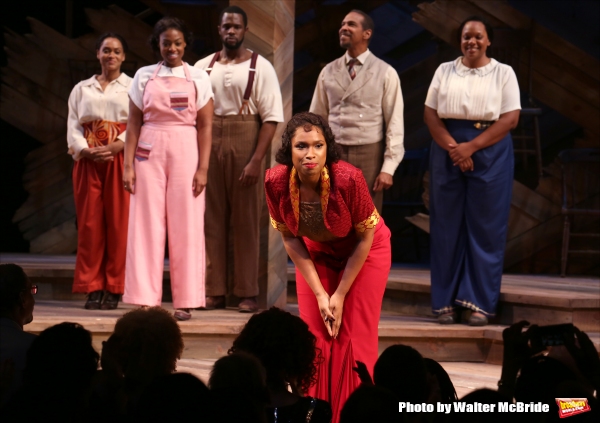Photo Coverage: Cynthia Erivo, Jennifer Hudson & THE COLOR PURPLE Cast Take Opening Night Bows Image