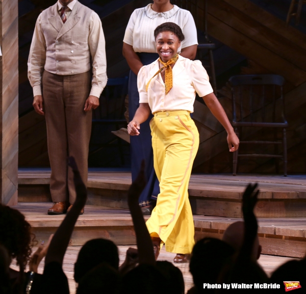 Photo Coverage: Cynthia Erivo, Jennifer Hudson & THE COLOR PURPLE Cast Take Opening Night Bows Image