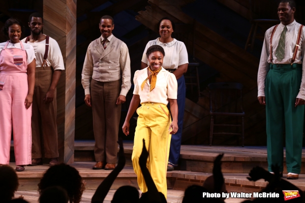 Photo Coverage: Cynthia Erivo, Jennifer Hudson & THE COLOR PURPLE Cast Take Opening Night Bows Image