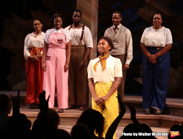 Photo Coverage: Cynthia Erivo, Jennifer Hudson & THE COLOR PURPLE Cast Take Opening Night Bows Image
